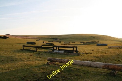 Photo 6x4 the jumps field - photo,
