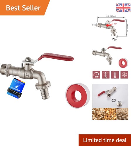 Brass tap with universal - g1/2",