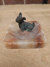 4" Onyx Ashtray Bronze