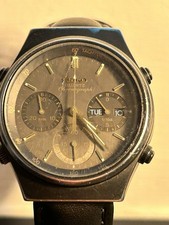 1985 Seiko 7A38-7180 Chronograph Ultra Rare PVD Coated Men’s Watch.