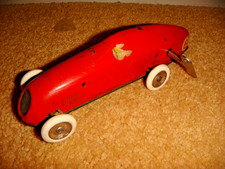 Vintage Tinplate Tri-ang Minic 13M Clockwork Racing Car