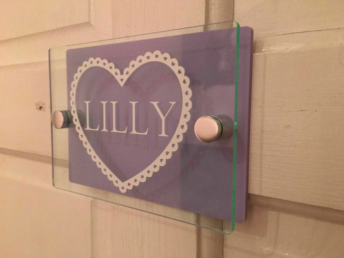 Girls personalised door sign - girls,