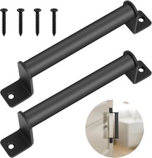 2 Pcs Black Door Handles, Gate