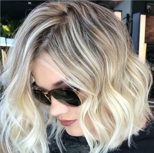 Women ladies bob wavy hair - women,
