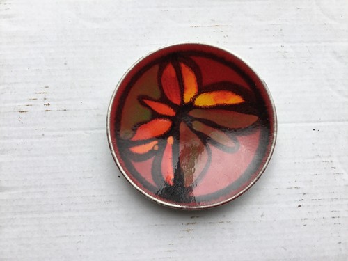 Poole pottery delphis pin - ,