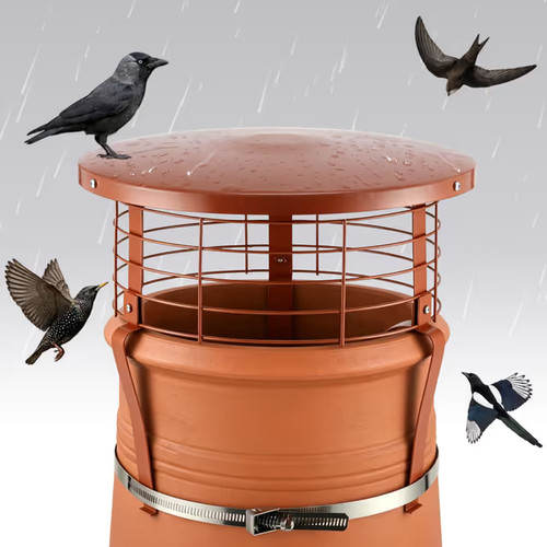 Chimney cowl premium carbon - chimney, cowl,