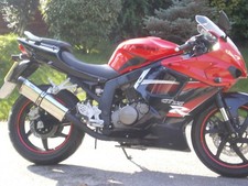 Hyosung GTR125 / GT125 COMET Stainless Performance Motorbike Exhaust, pipe