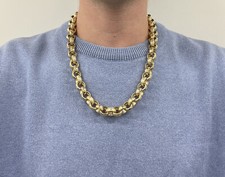 9ct Yellow Gold Solid Belcher