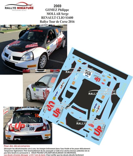 Decals ref 2069 - ref, renault