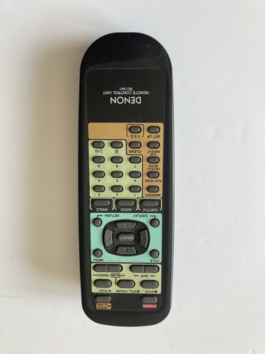 Denon 541 dvd - denon, remote