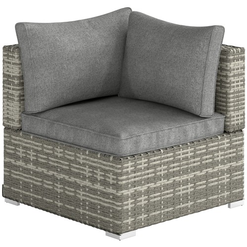 Outsunny rattan corner sofa - outsunny,