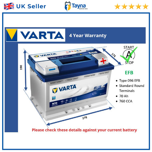 Efb car battery - efb, varta