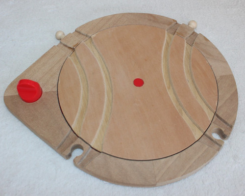 Wooden train track turn - -, /