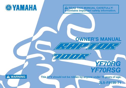 Yamaha owners manual book 2016 - yamaha,
