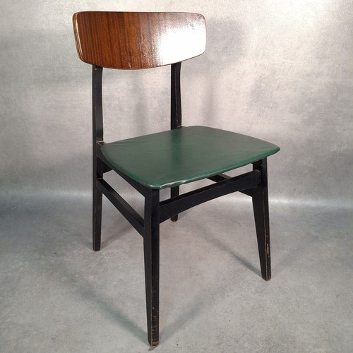 Mid century school chair green - mid,