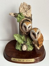 Barn Owls Figurine The