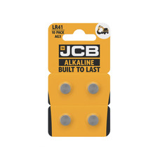 4x JCB LR41 1.5V Super Alkaline Button Batteries LR 41 AG3 392