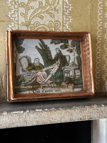 Antique georgian straw work - antique,