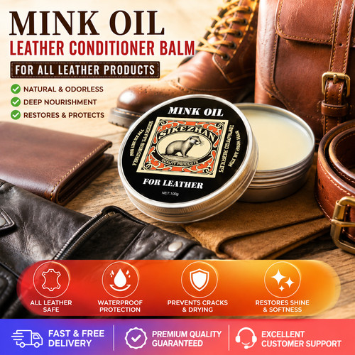 Mink oil leather conditioner - oil,