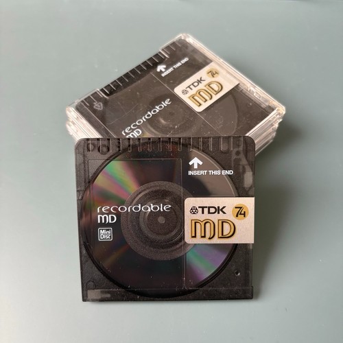 Joblot tdk minidiscs 74mins - tdk,