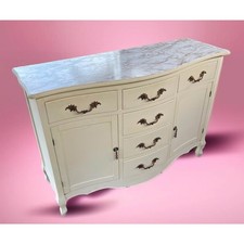 French style painted sideboard credenza