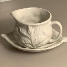 White Ceramic Mint Sauce Jug