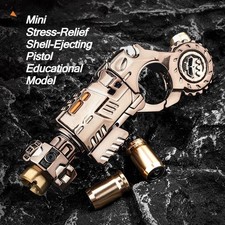 Metal Toy Pistol Fidget Gun Stress Relief EDC Alloy Bf Soft Bullet Sensory Gift