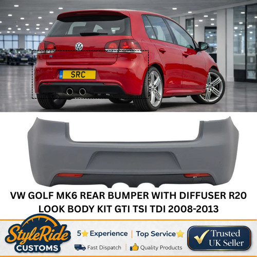 Golf mk6 rear bumper - vw,