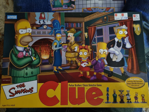 Simpsons 2002 cluedo clue - 2002,