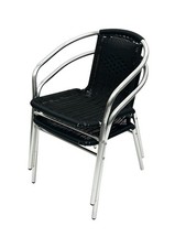 Black Rattan Garden Chairs, Black Rattan Chair, Rattan Patio Chairs