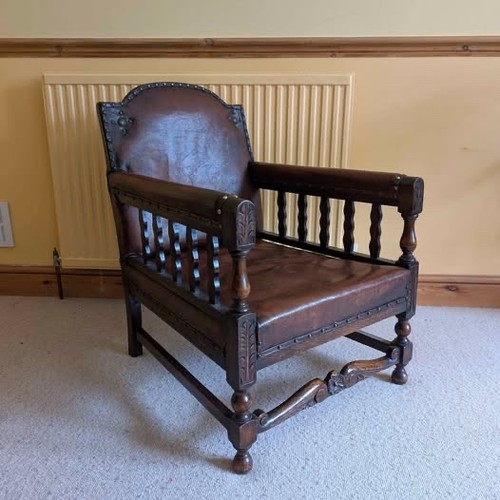 Antique throne chair brown - chair,