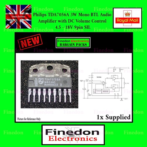 Philips orig tda7056a btl - tda7056a, 3w