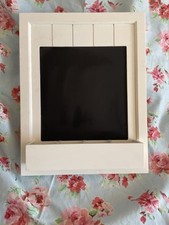 White Wooden Blackboard Shabby