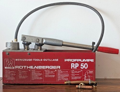 Rothenberger rp50 pressure - rothenberger,