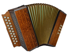 Melodeon Hohner Pokerwork  2915 D/G G scale very good condition!!!