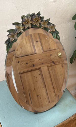 Vintage barbola mirror - vintage,