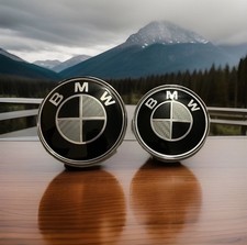 BMW Badges Carbon 82mm / 74mm