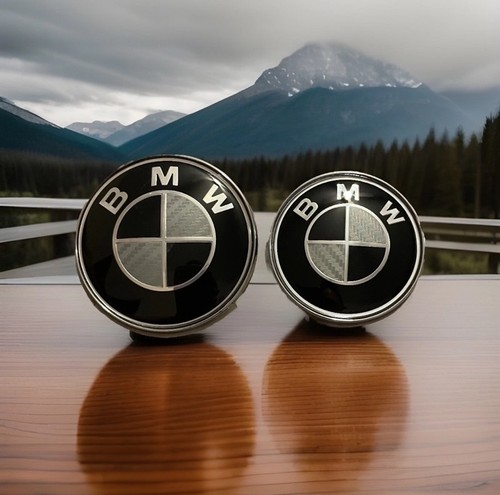 Bmw badges carbon 82mm - bmw,