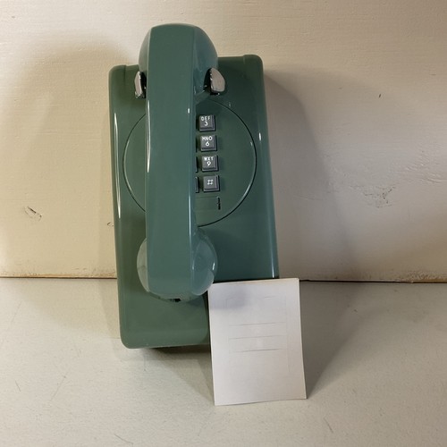 Push button vintage green - push,