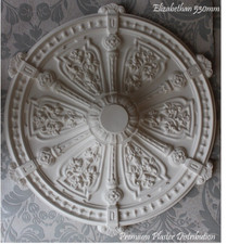 Elizabethan Plaster Ceiling Rose  530mm / 20.86 inch Handmade UK