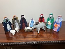Handmade Knitted Nativity Set 