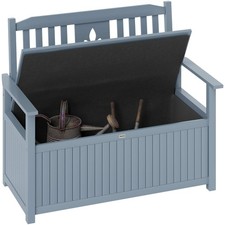 Two-Seater Wooden Storage