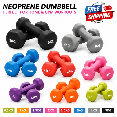 New neoprene dumbbell hex - hex, home