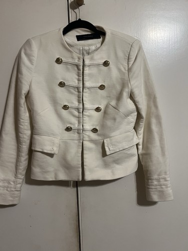Zara gold buttoned ivory - zara,
