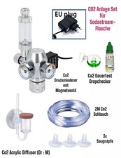 ZRDR Top Aquarium CO2 System Kit for Sodastream Bottle Pressure Reducer Diffuser