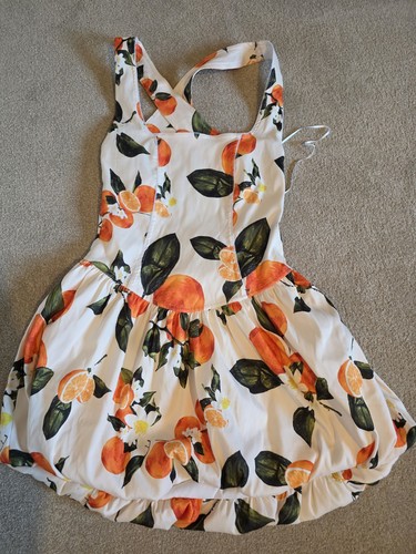 Zara size floral orange - zara,