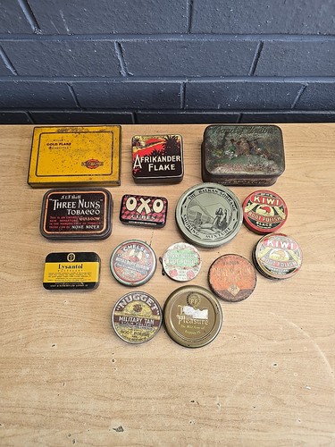 Vintage tobacco boot polish - vintage,