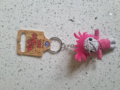 Voodoo doll keyring - doll,