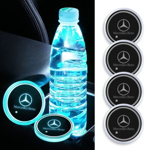 Led car cup holder mat - car,
