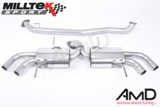 Milltek Secondary Cat Back Exhaust 2009 to 2015 SSXNI003 FITS Nissan GTR R35